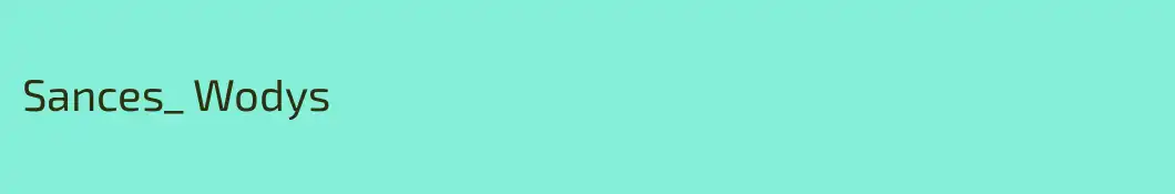 Sances_ Wodys